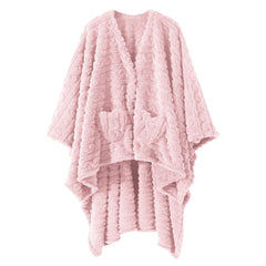 Mowkim plaide face visible montrant coupe cape et confort