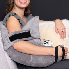MOYOAMA vue avant du coussin et emballage facilitant l'identification et le confort