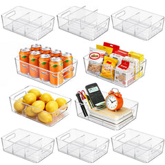 Mpotmiy bac transparent face avant montrant contenu visible rapidement