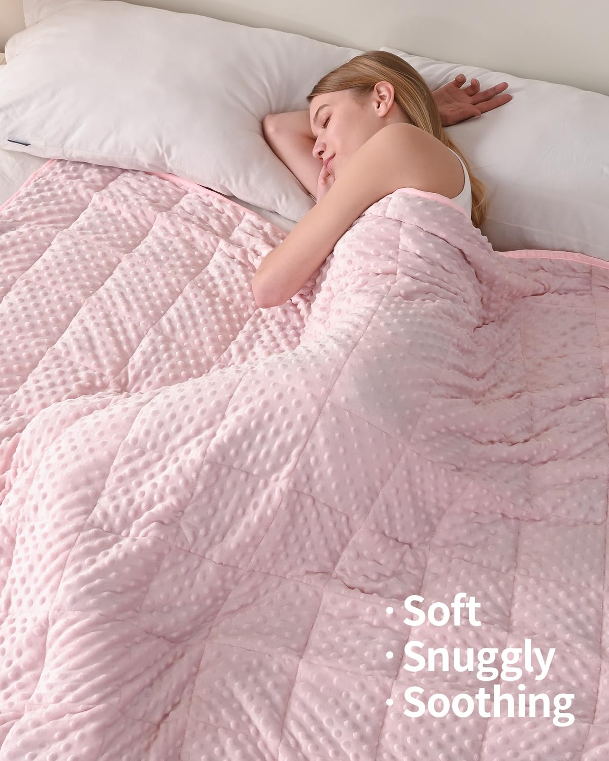 Mr. Sandman gros plan embossage apportant texture et toucher agréable
