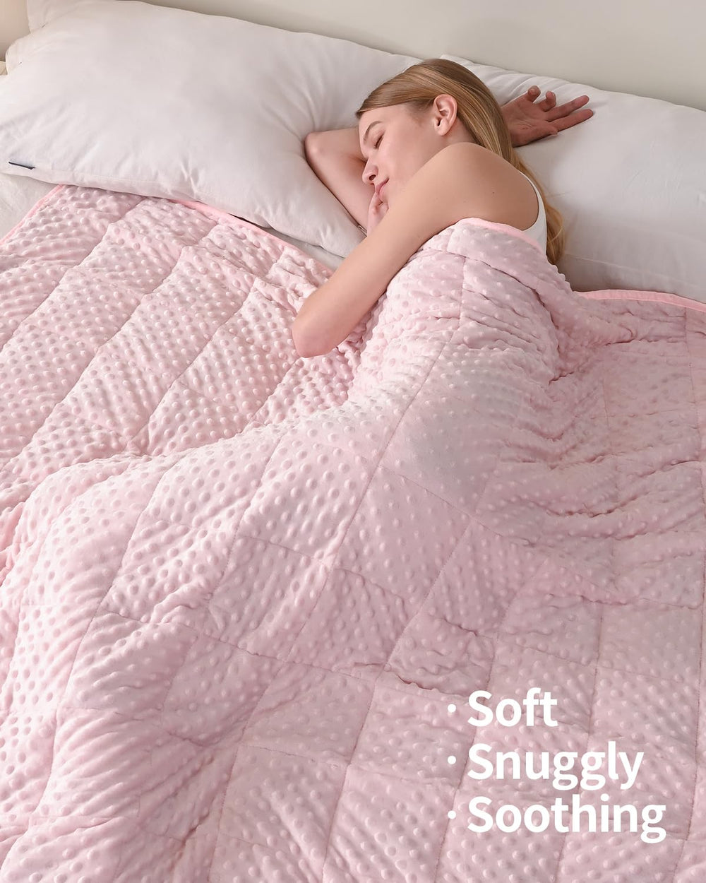 Mr. Sandman gros plan embossage apportant texture et toucher agréable