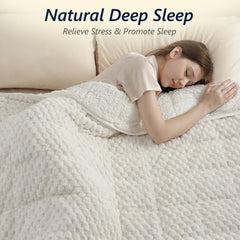 Mr. Sandman gros plan sherpa montrant douceur idéale pour nuits fraîches