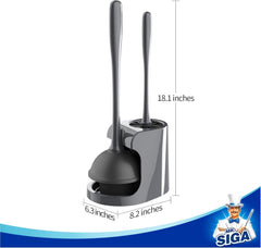 MR.SIGA gros plan poils de brosse nylon assurant nettoyage profond