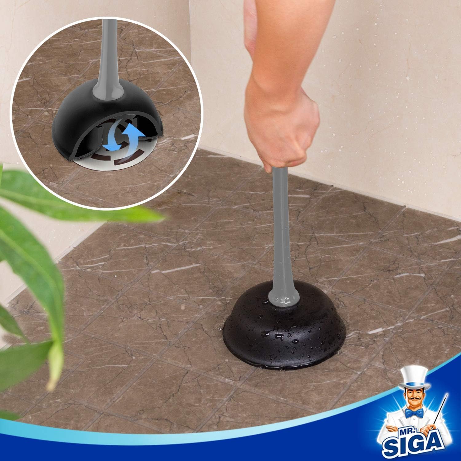 MR.SIGA comparaison d'échelle montrant dimensions compactes pratiques