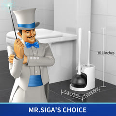 MR.SIGA ventouse gros plan montrant caoutchouc robuste pour débouchage efficace