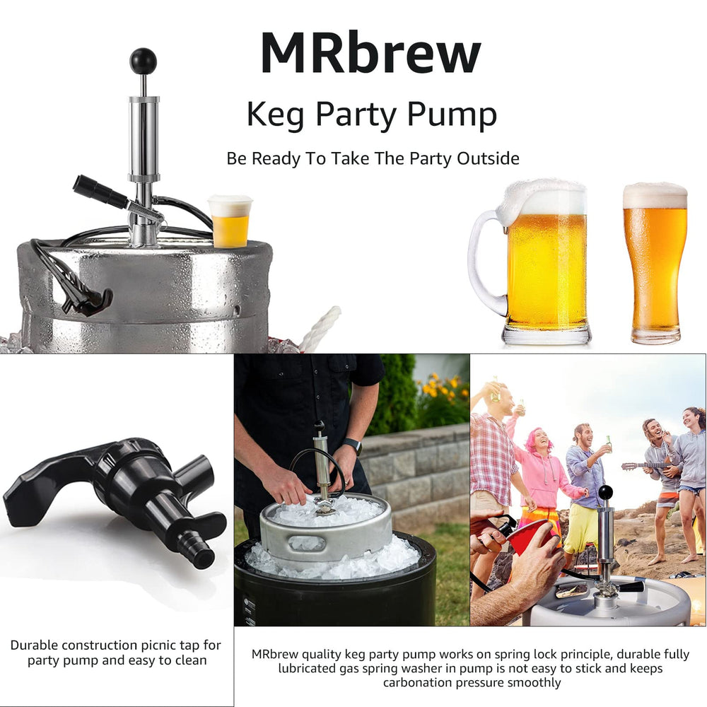 MRbrew finition chromée résistante à la corrosion et facile à nettoyer