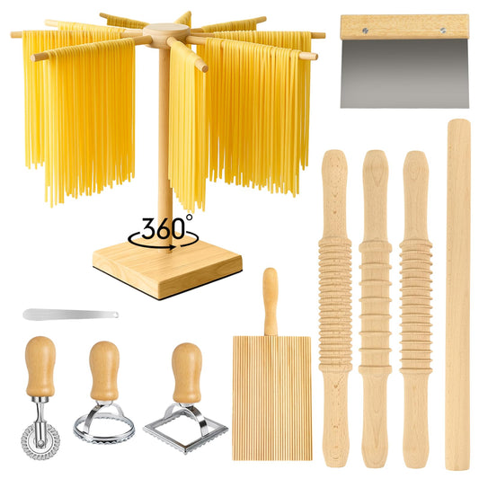 MrCarbon ensemble 11 pièces présenté pour créer pâtes variées rapidement