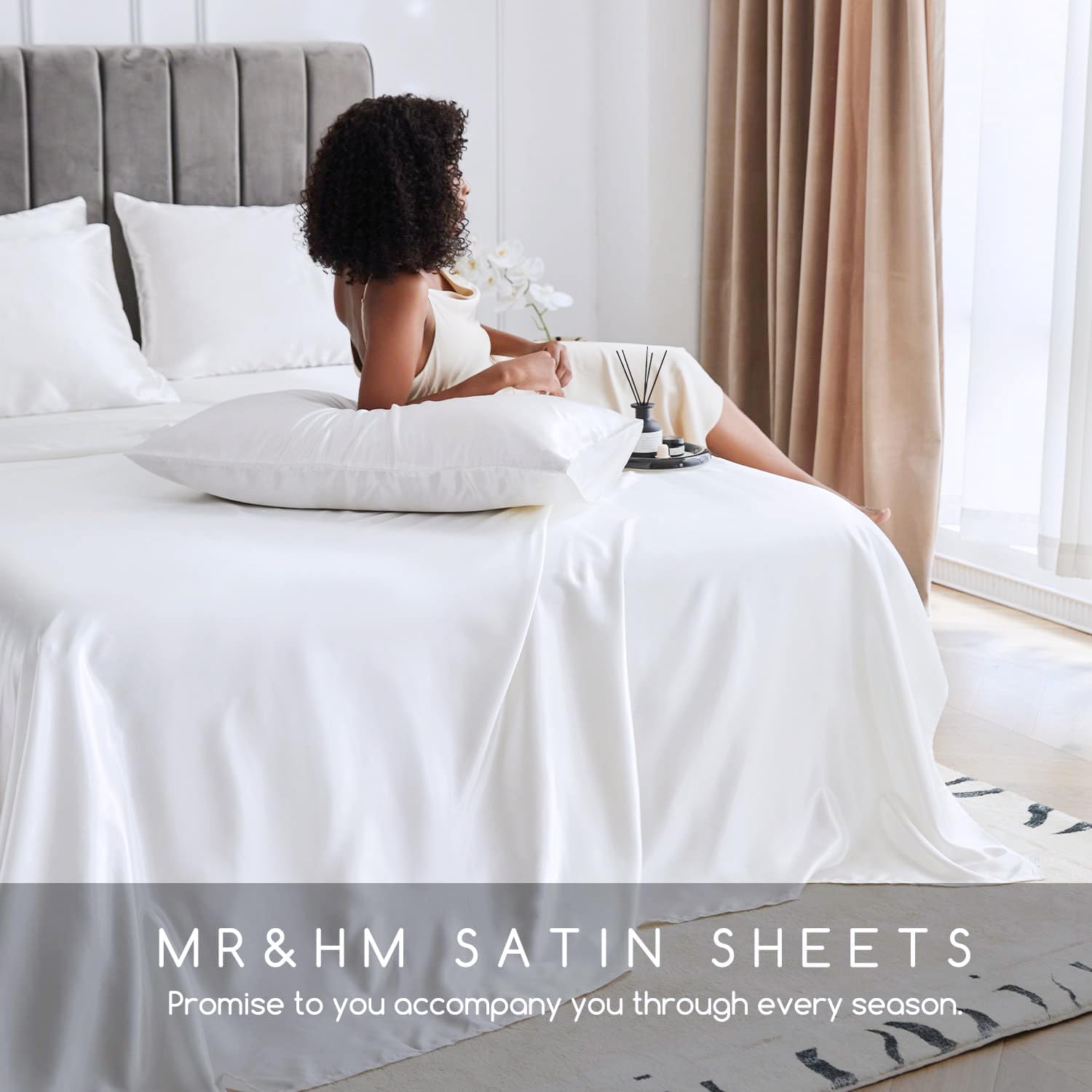 MR&HM démonstration de la poche 15" indiquant compatibilité avec surmatelas