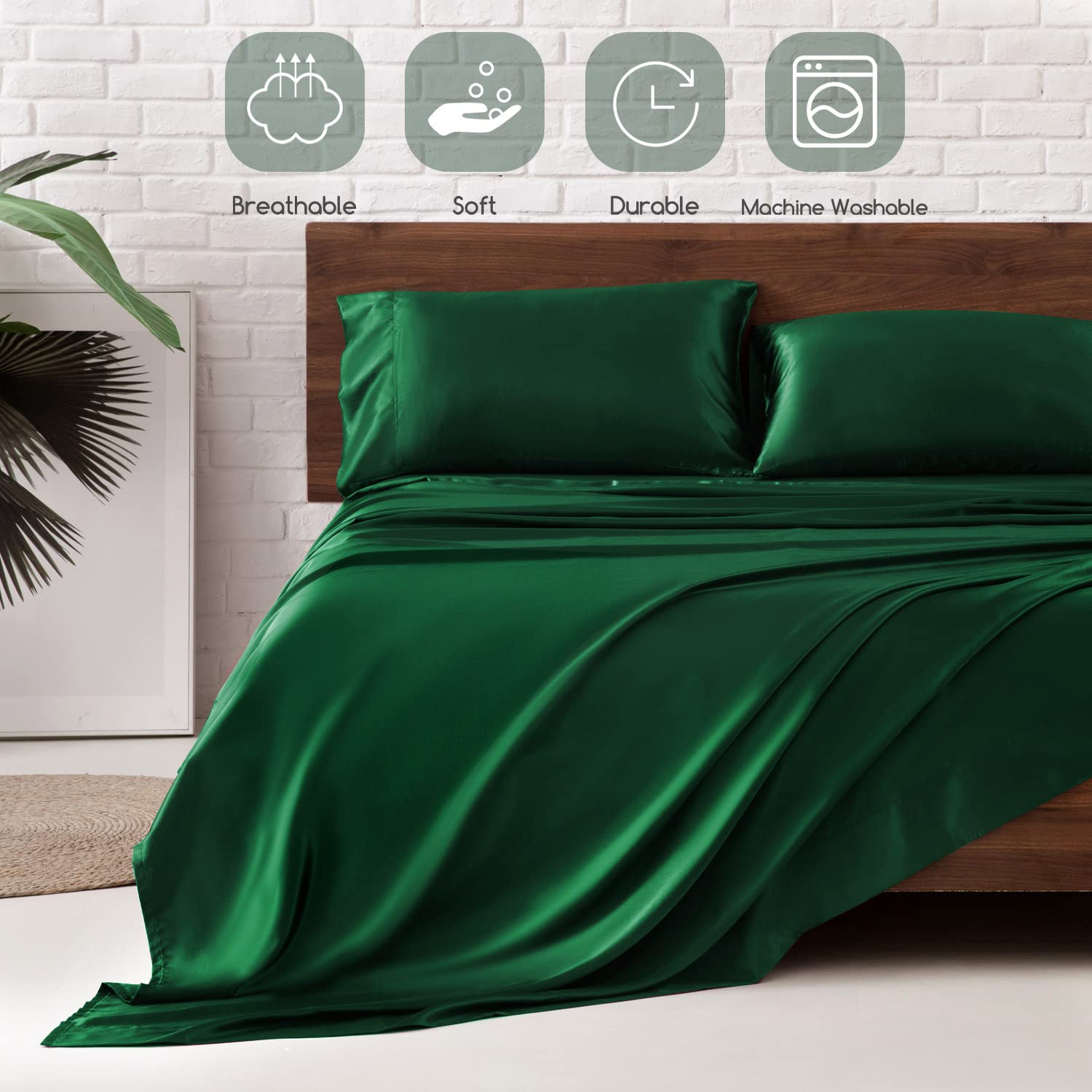 MR&HM draps installés sur lit illustrant tenue nette toute la nuit
