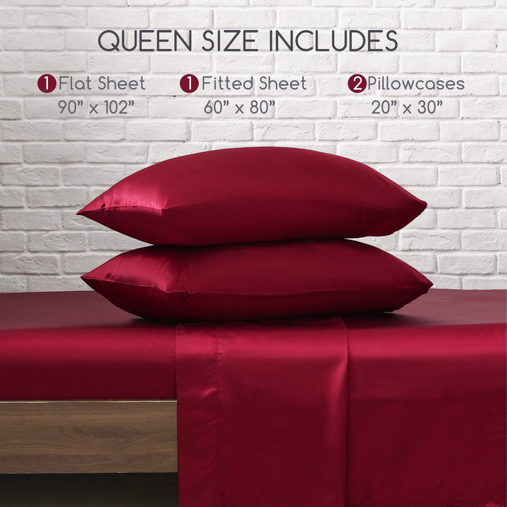 MR&HM draps satin scène chambre illustrant luxe abordable et confort visuel