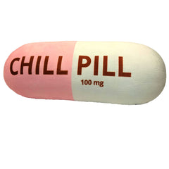 MRJ Products coussin chill pill face avant, accent décoratif vibrant