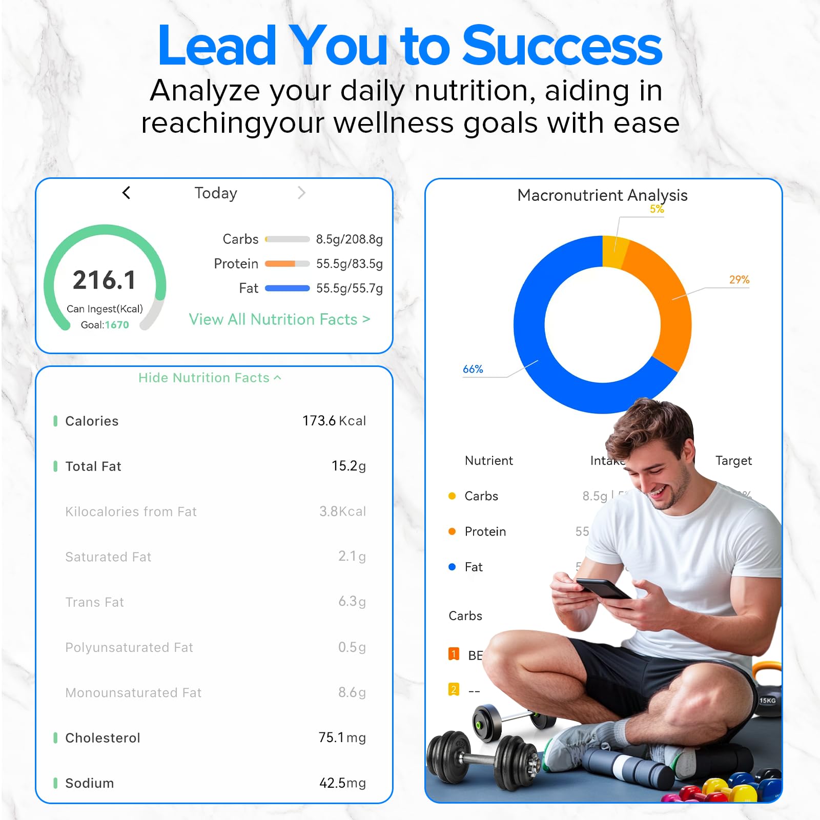 MrOwner image d'étiquette scannée par HealthyBites pour saisie rapide