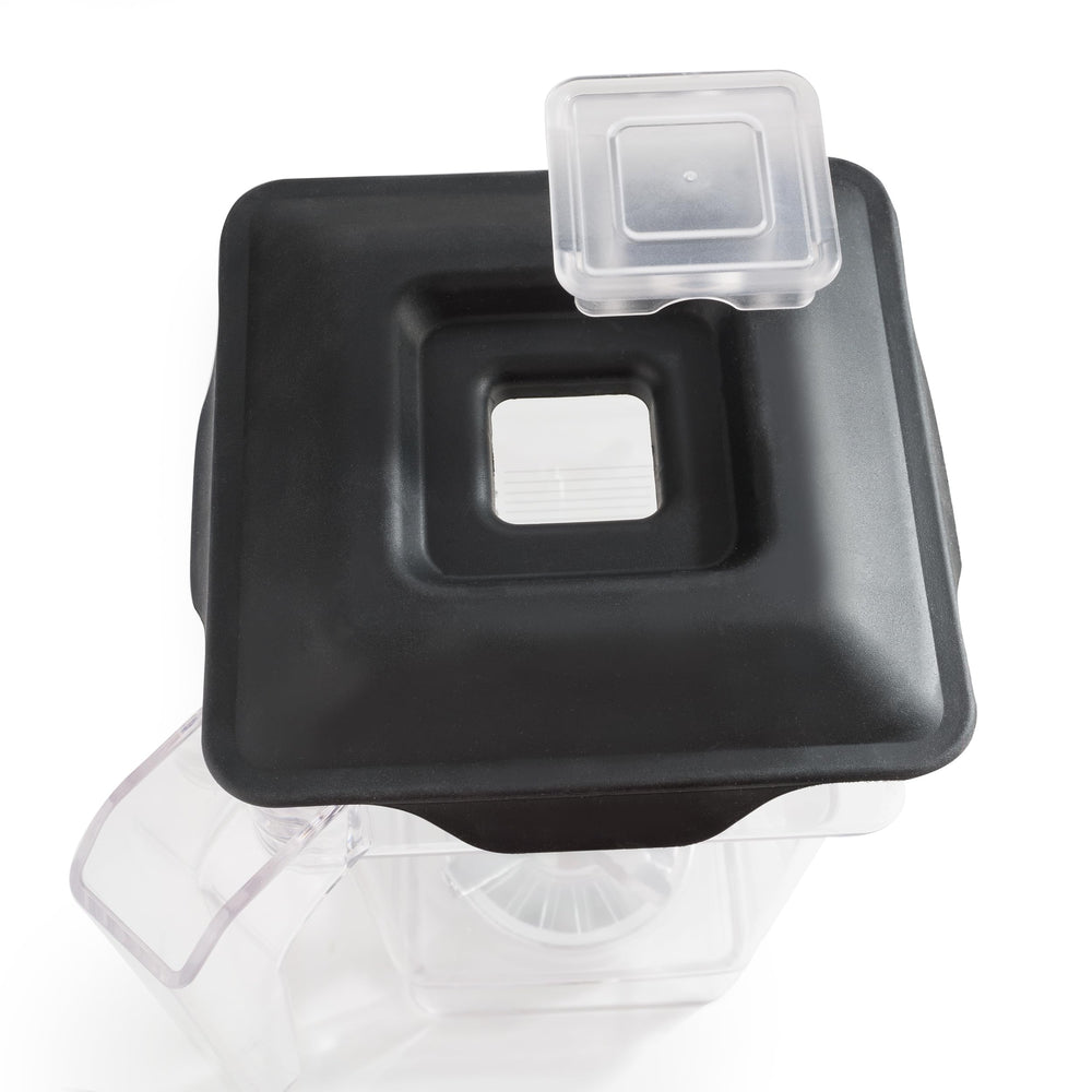 MRX Solutions couvercle easy-pour facilitant le versement sans éclaboussures