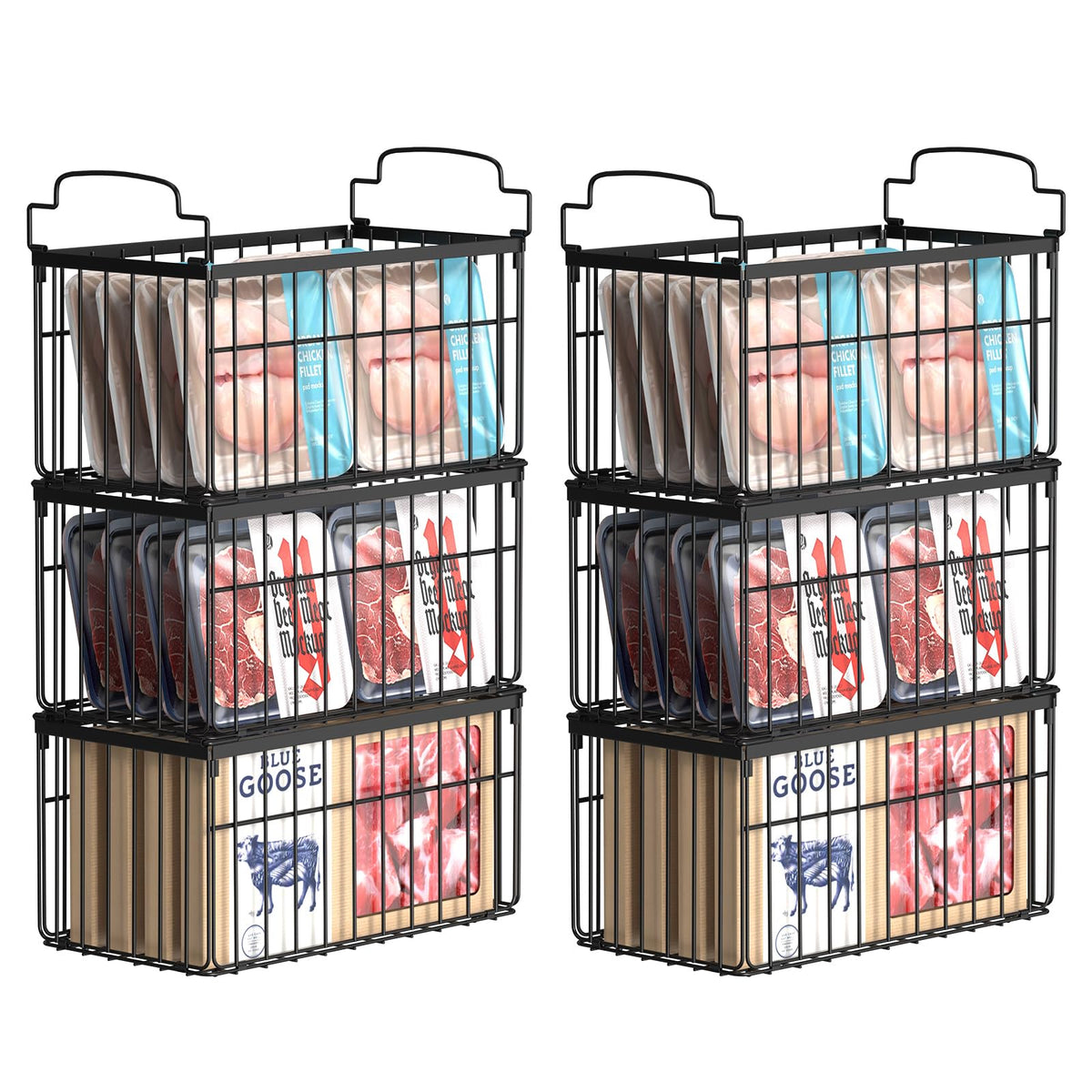 MSERCUOR face avant du bac montrant rangement propre et gain de place