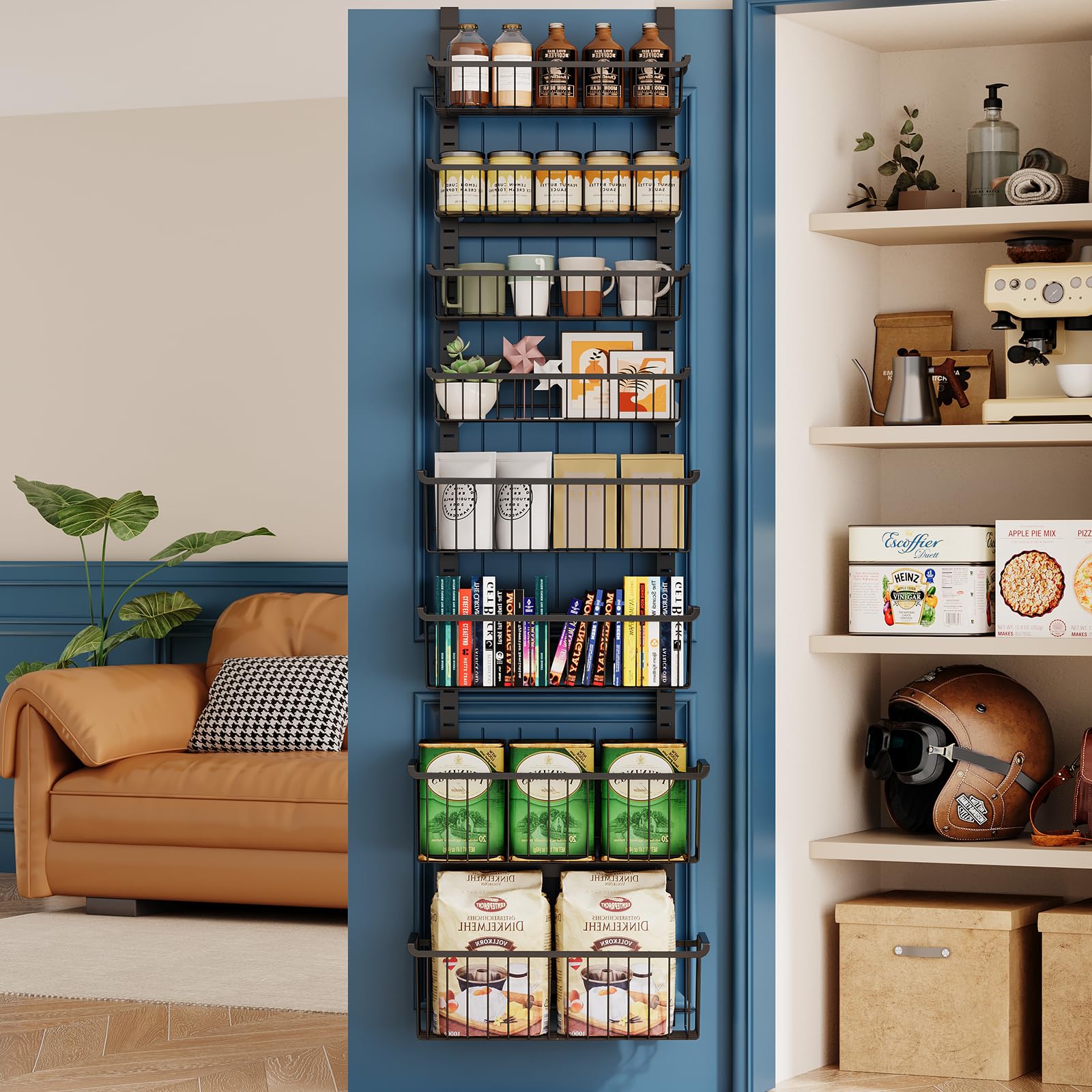 MSERCUOR dans cuisine organisée, stockage accessible quotidien
