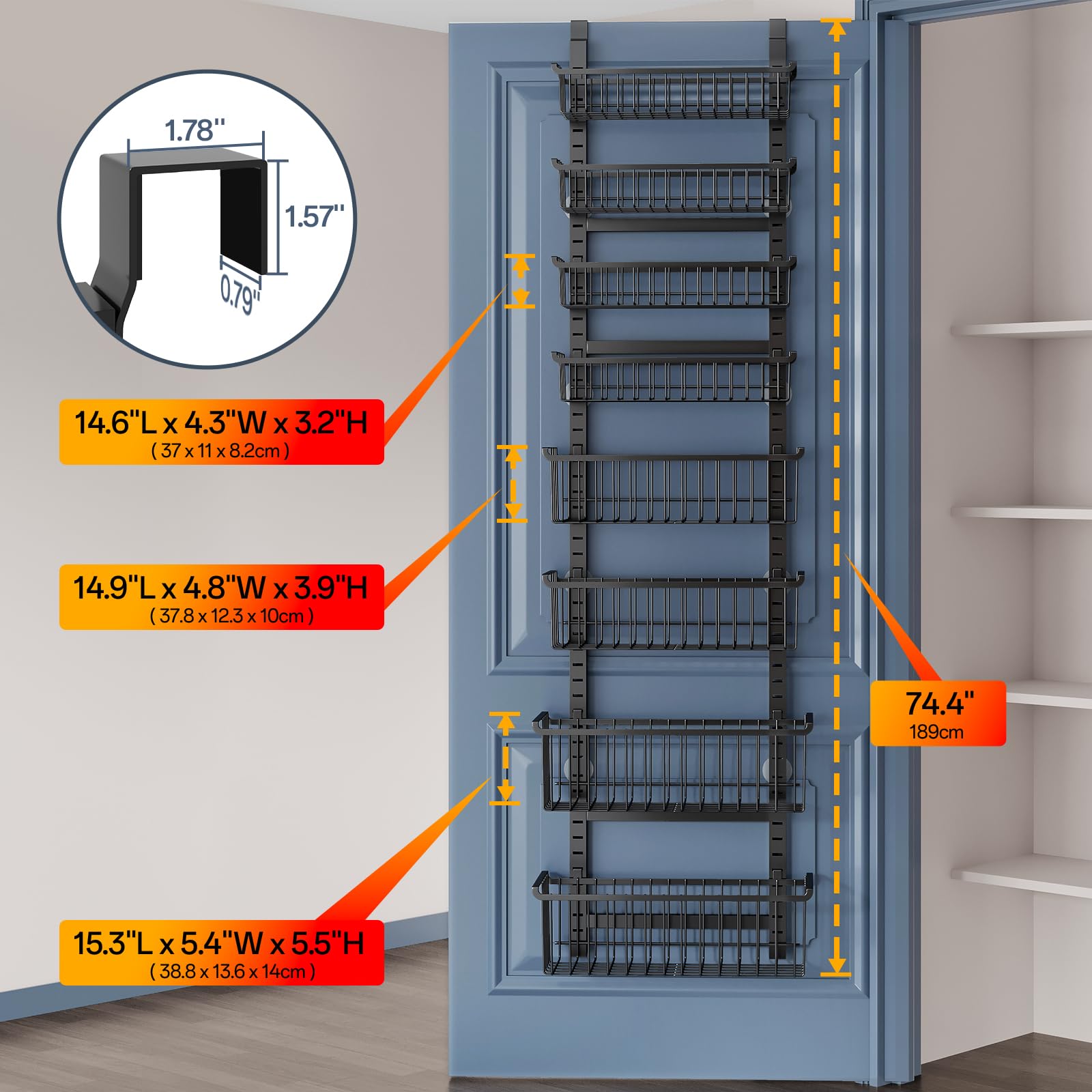 MSERCUOR supportant bocaux et conserves, organisation efficace