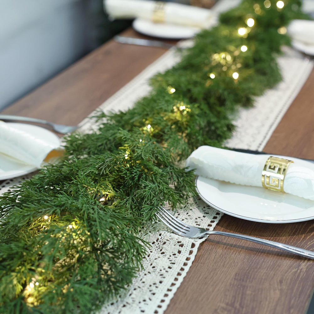 MSMUH guirlande utilisée comme centre de table décoratif invitant