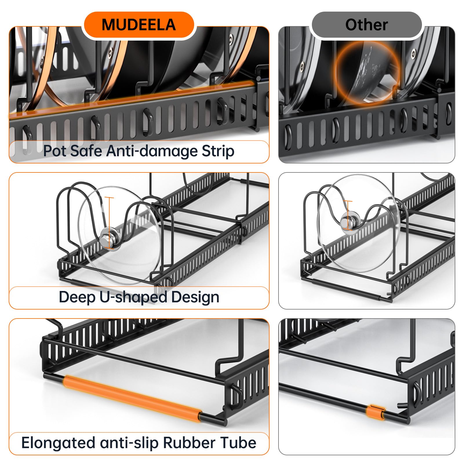 MUDEELA deux unités séparées, modularité et rangement personnalisé