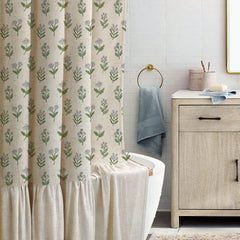 MUGINYU gros plan texture lin, aspect élégant et naturel