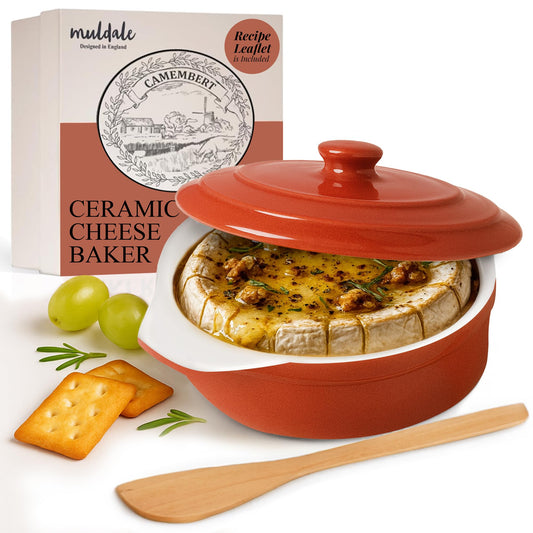 Muldale brie baker face rouge montrant design et élégance pour service