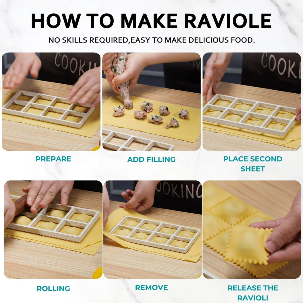 MUMSUNG plateau de raviolis prêts présentant formes uniformes et appc9tissantes