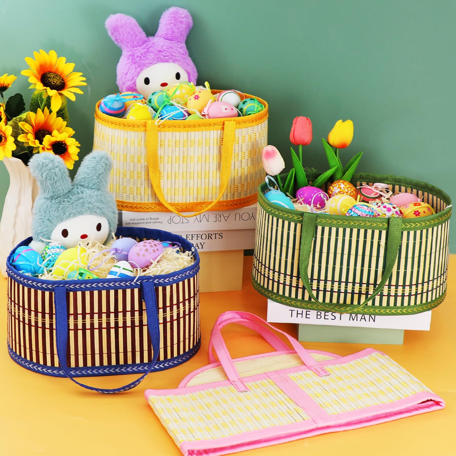 MUOUAKATE panier compact pliable démontrant rangement peu encombrant