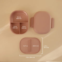 mushie séparateur amovible en gros plan pour organiser facilement les portions