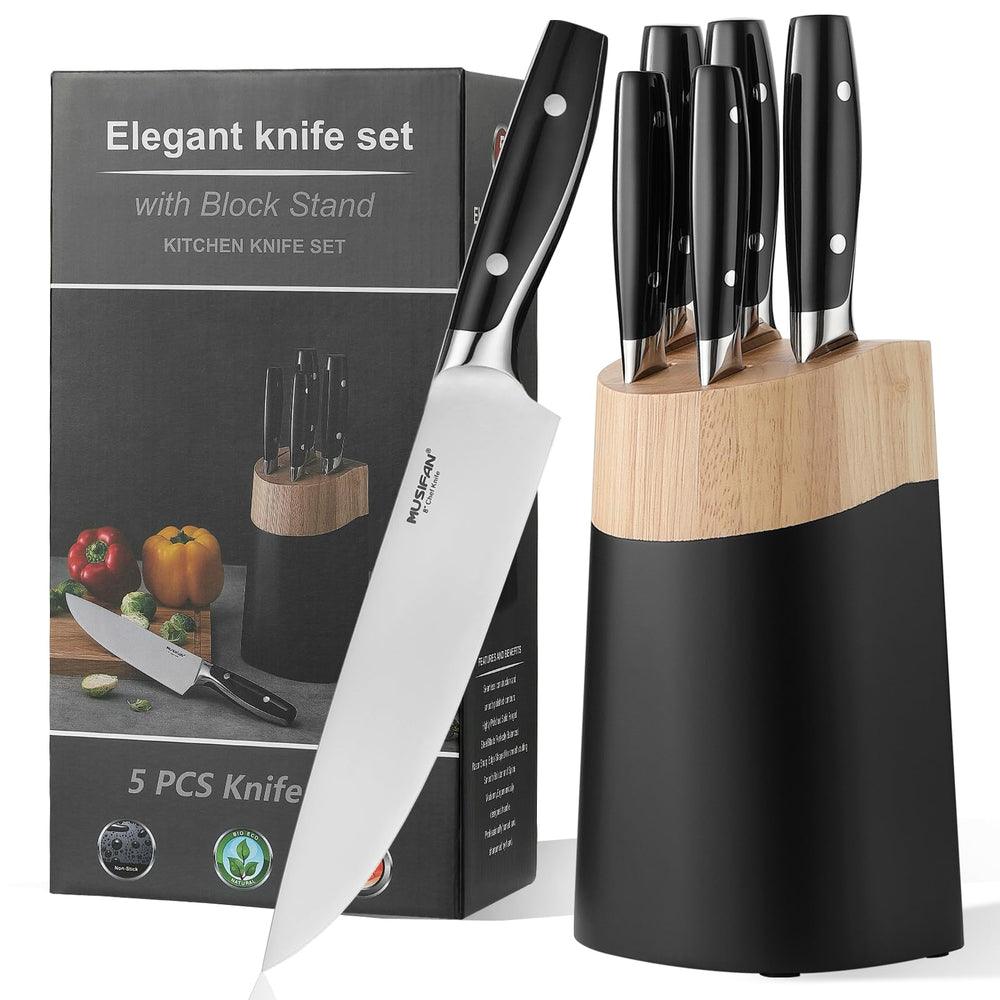 Musifan vue avant du coffret couteaux montrant l’ensemble soigné et pratique