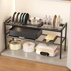 Mustorn vue avant du rangement casseroles montre maintien organisé
