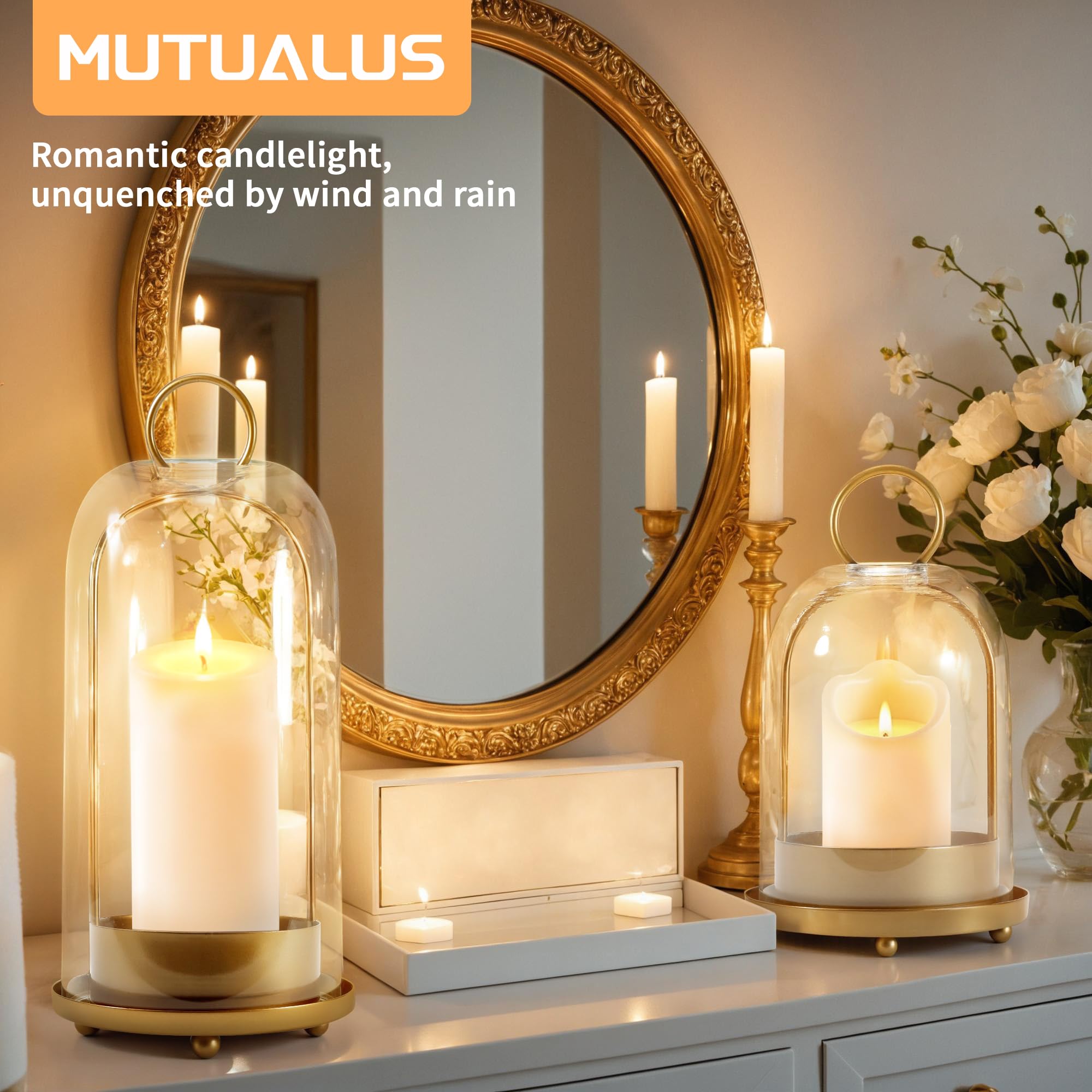 MUTUALUS lanterne posée sur table illustrant lumière chaleureuse pour dîner