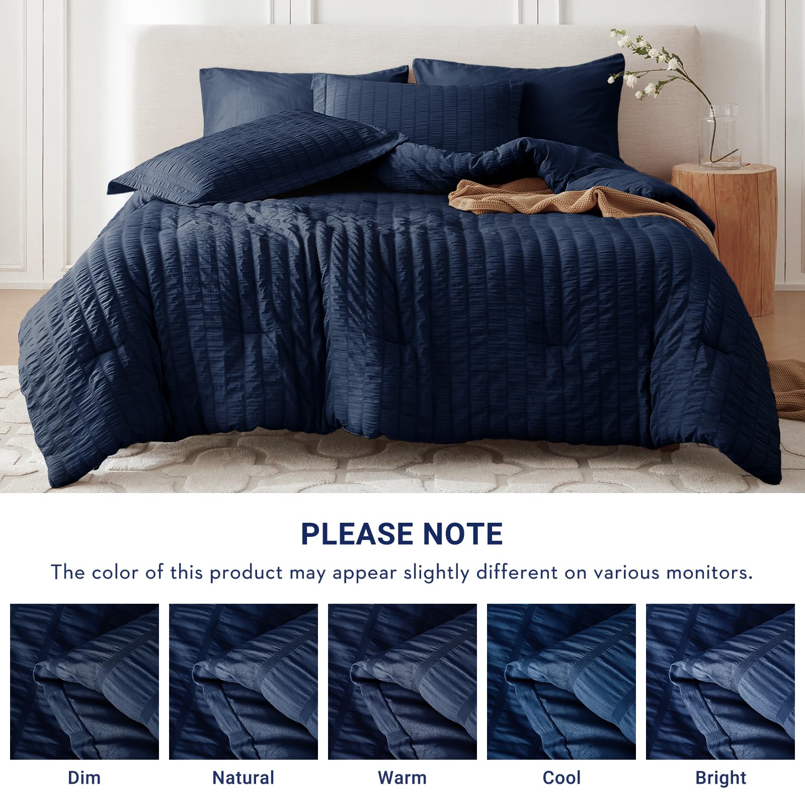 MUXHOMO drap plat retombée généreuse sur lit queen apportant finition nette