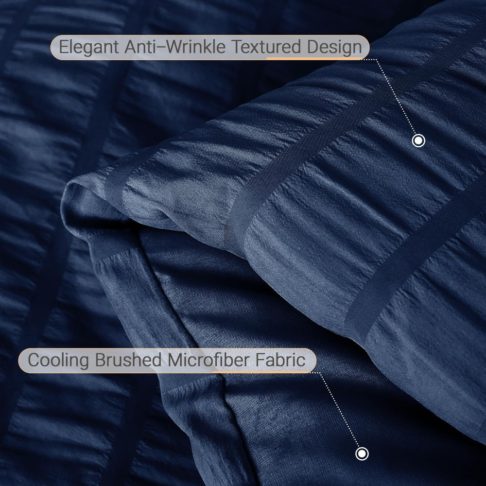 MUXHOMO taies et shams avec fermeture enveloppe pour maintien propre et pratique