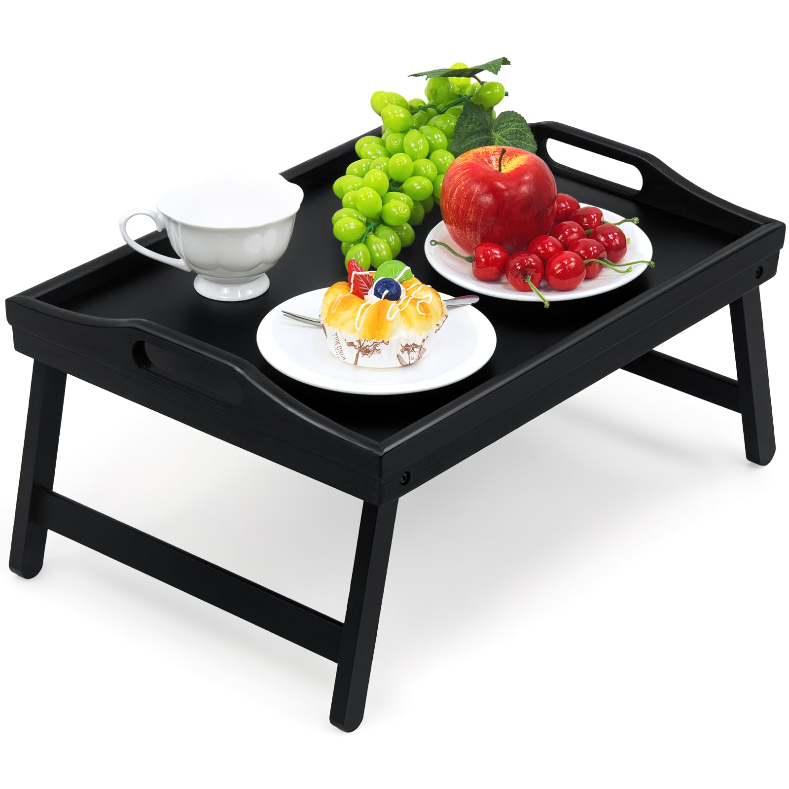 Mxbamhyc plateau en usage petit-déjeuner sur lit illustrant confort et praticité