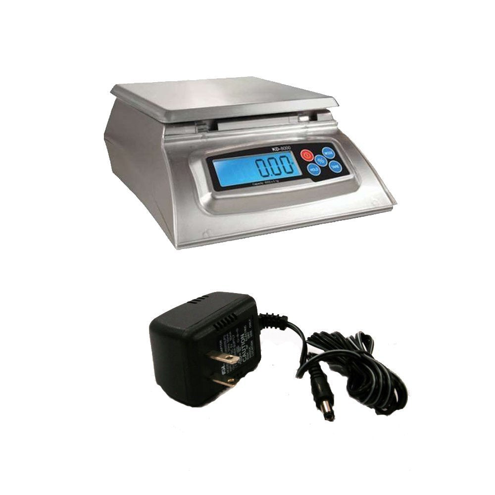 My Weigh KD-8000 face avant avec écran protégé pour affichage clair et durable
