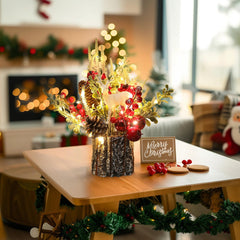 MYELLU sapin en situation sur bureau pour atmosphère festive