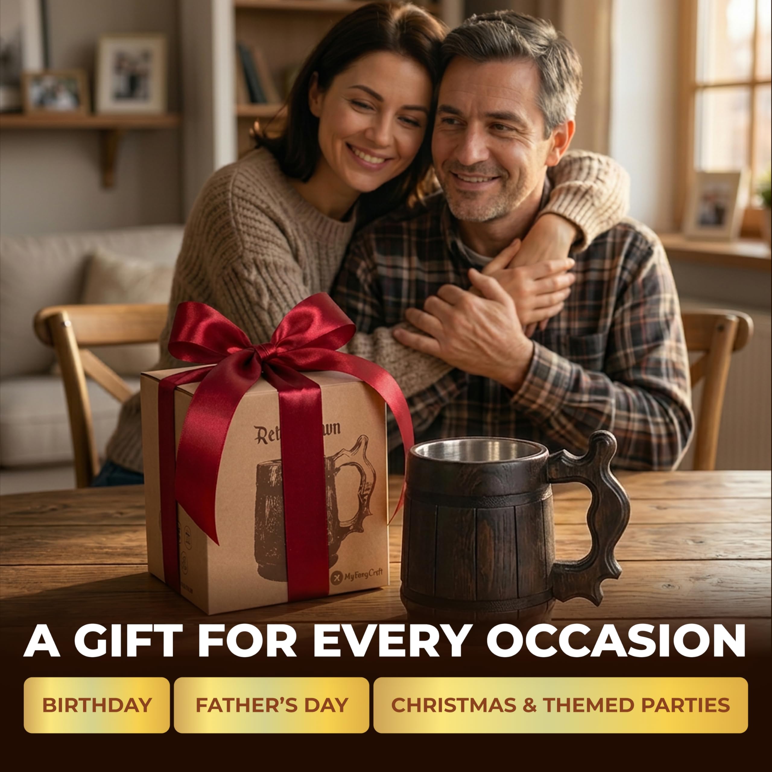 MyFancyCraft chope présentée en coffret cadeau adaptée aux occasions spéciales
