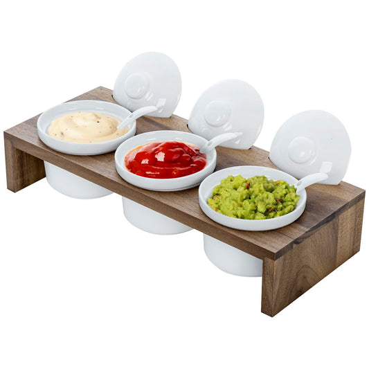 MyGift plateau acacia face avant montrant une présentation élégante