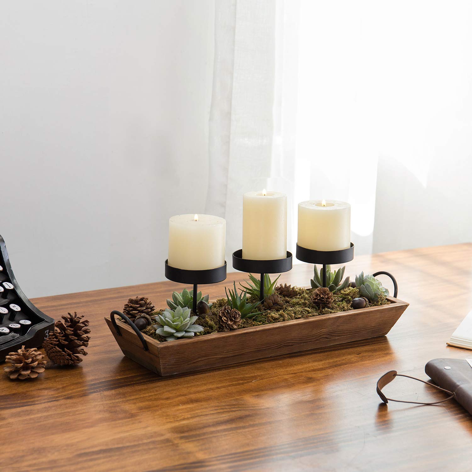 MyGift plateau décoratif en situation montrant ambiance chaleureuse