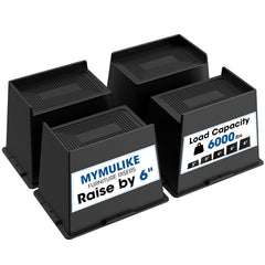 MYMULIKE vue avant du lot de 4 rehausseurs, gain d'espace immédiat