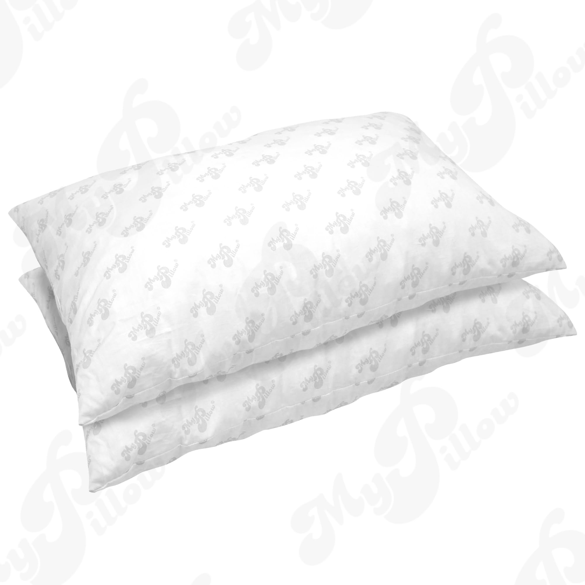MyPillow détail de la housse en tissu doux offrant une surface agréable au contact