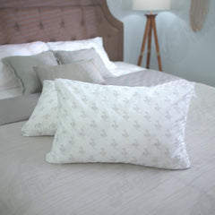 MyPillow profil gansette illustrant maintien et durabilité
