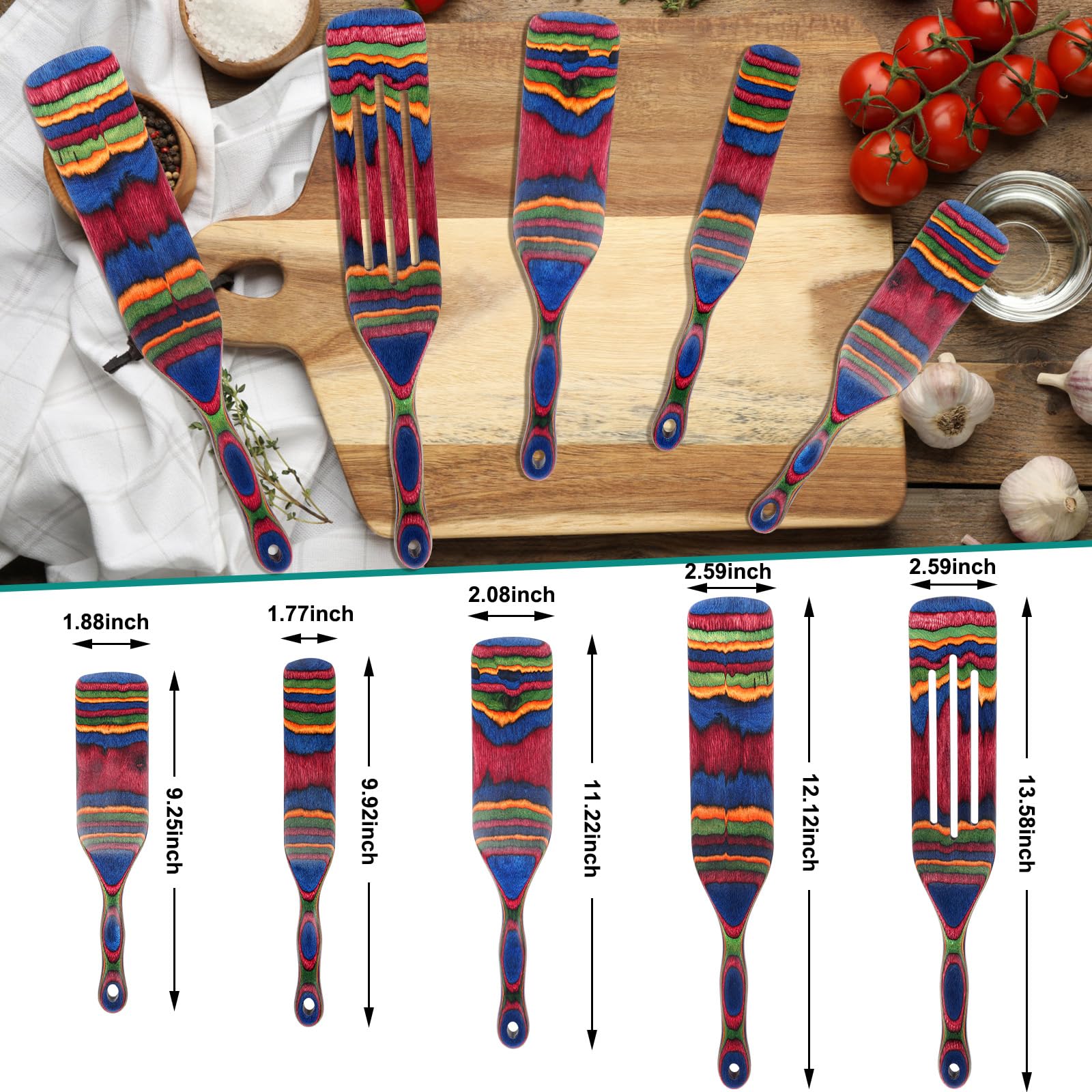 Gros plan sur le grain Pakkawood de MYRAINBOW montrant la texture résistante
