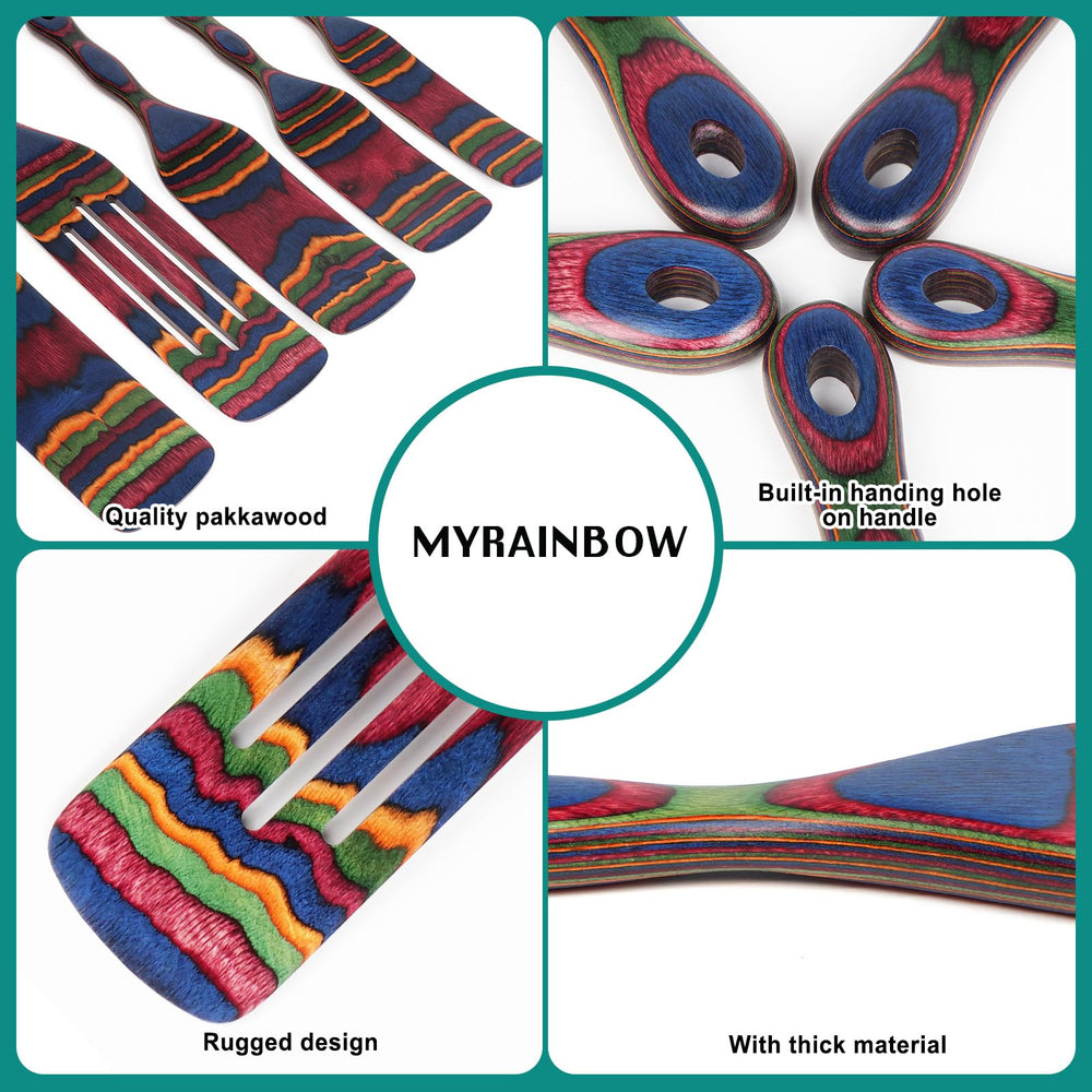 Main tenant une spatule MYRAINBOW pour montrer la taille et la prise confortable