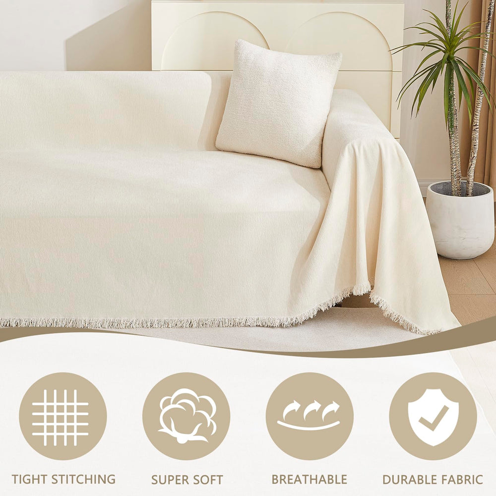 MYSKY HOME gros plan chenille douce montrant texture confortable et résistante