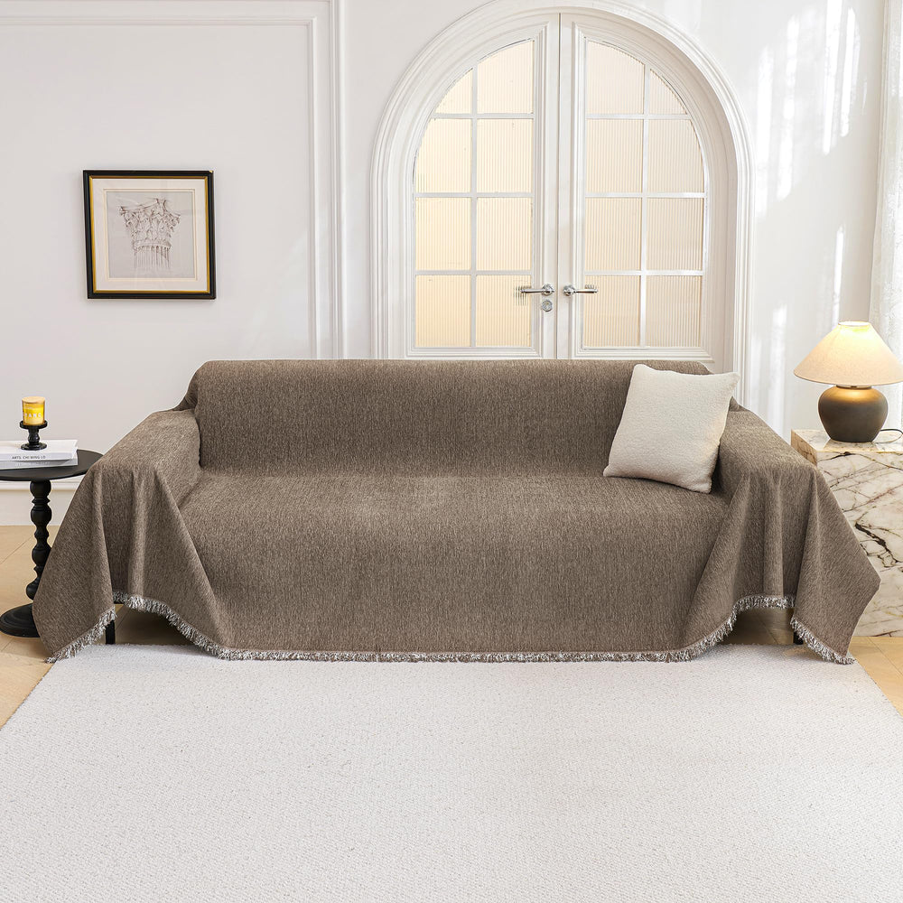 MYSKY HOME salon mis en situation sable, style chaleureux