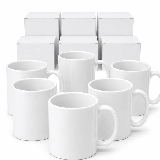 MYSUB tasse face avant montrant surface blanche prête à personnaliser