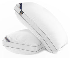 MZOIMZO packaging avant montrant lot de 2 oreillers pour un achat immédiat