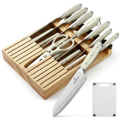 N NOBLE FAMILY face du coffret blanc montrant l’ensemble complet, rangement pratique