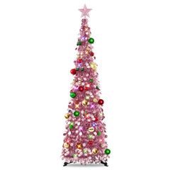 N&T NIETING sapin face rose gold, décoration prête à l'emploi