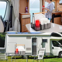 NACIMAX caddy rempli d'ustensiles et serviettes pour service rapide